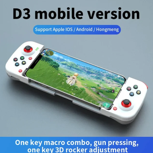 1PC Wireless BT 5.0 Stretchable Game Controller For Mobile Phone Android IOS Gamepad Joystick Eat Chicken Gamepad for PS4 Switch PC