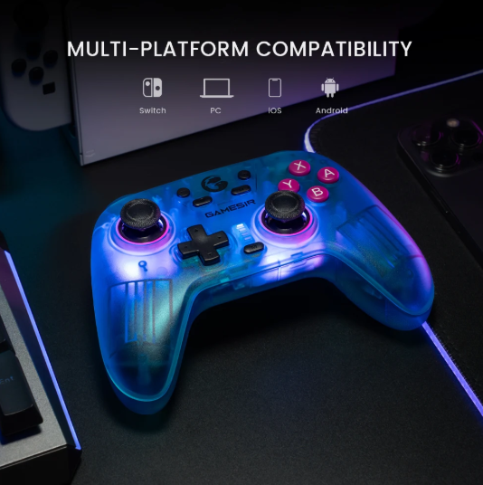 1PC Nova Wireless Switch Controller Bluetooth Gamepad with Hall Effect for Nintendo Switch iPhone Android Phone PC