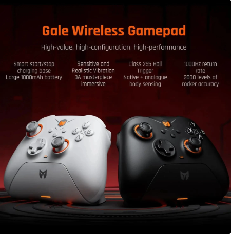 Wireless Gaming Controllers for Switch Gamepad with Hall Effect Trigger Function Somatosensory Intelligent Start
