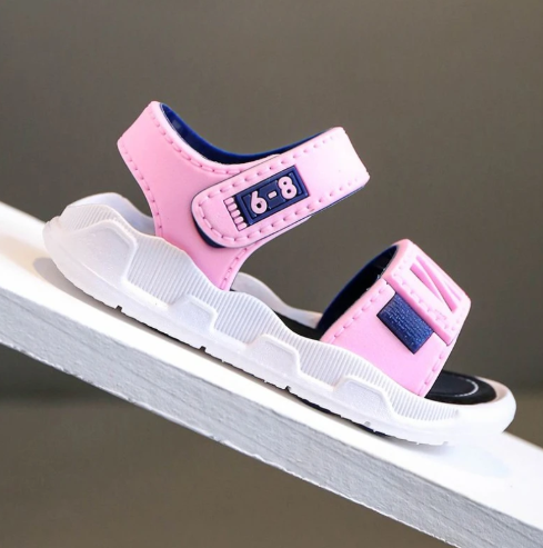 1Pair Summer Kids Sandals Baby Girls Shoes Boy Soft Sole Non-slip Rubber Boys Girls Sandals Toddler Children's Shoes