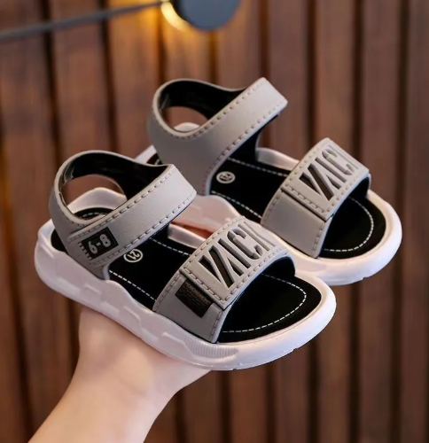 1Pair Summer Kids Sandals Baby Girls Shoes Boy Soft Sole Non-slip Rubber Boys Girls Sandals Toddler Children's Shoes