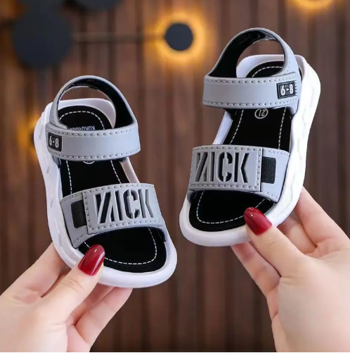 1Pair Summer Kids Sandals Baby Girls Shoes Boy Soft Sole Non-slip Rubber Boys Girls Sandals Toddler Children's Shoes