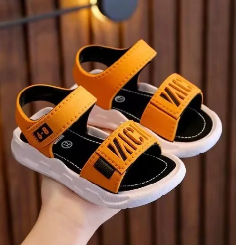 1Pair Summer Kids Sandals Baby Girls Shoes Boy Soft Sole Non-slip Rubber Boys Girls Sandals Toddler Children's Shoes