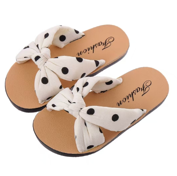 1Pair Pudcoco Adorable And Comfy Girls Sandals Boho Sponge Softy Casual Cloth Sandals for Indoor Or Outdoor