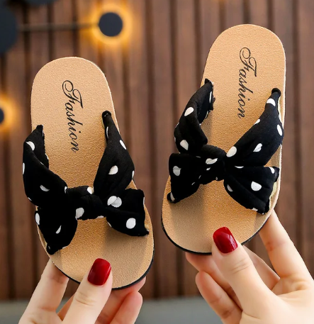 1Pair Pudcoco Adorable And Comfy Girls Sandals Boho Sponge Softy Casual Cloth Sandals for Indoor Or Outdoor