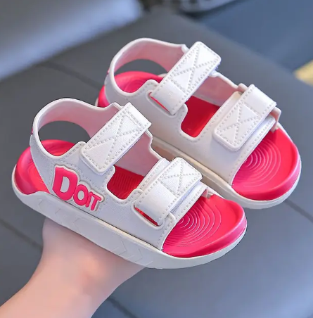 1Pair Summer Kids Sandals Baby Boys Shoes Girls Breathable Soft Sole Non-slip Rubber Boys Girls Sandals Toddler Children's Shoes