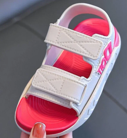 1Pair Summer Kids Sandals Baby Boys Shoes Girls Breathable Soft Sole Non-slip Rubber Boys Girls Sandals Toddler Children's Shoes