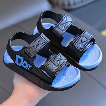 1Pair Summer Kids Sandals Baby Boys Shoes Girls Breathable Soft Sole Non-slip Rubber Boys Girls Sandals Toddler Children's Shoes