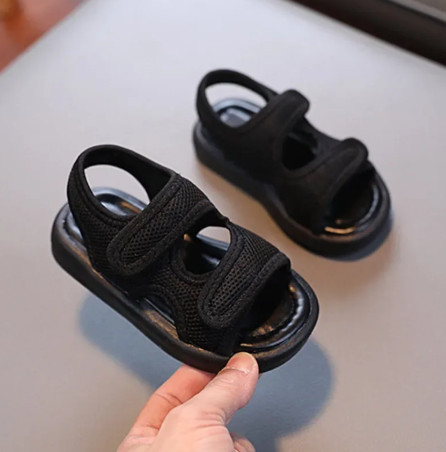 1Pair Children's Shoes Boy Fashion Breathable Baby Sandals Summer New White Cool Slippers Sandals