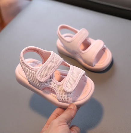 1Pair Children's Shoes Boy Fashion Breathable Baby Sandals Summer New White Cool Slippers Sandals