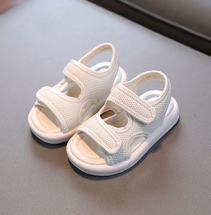 1Pair Children's Shoes Boy Fashion Breathable Baby Sandals Summer New White Cool Slippers Sandals