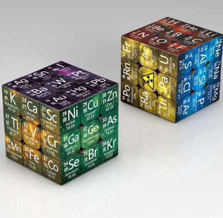 1PC 3x3x3 Magic Cube Puzzle Math Chemistry Element Magic Cube Children's Gifts Educational Toys