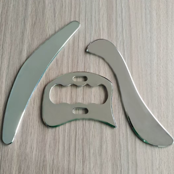 3PCS Stainless Steel Fascia Knife, Muscle Tissue Meridian Therapy, Hollow Membrane Knife, Scraping Massage Device, Three Piece Set