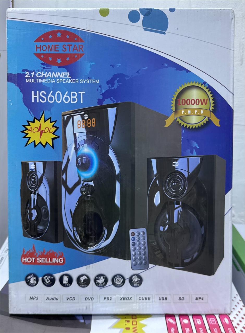Homestar HS606BT 2.1‑Channel Multimedia Speaker System