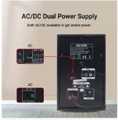 AILYONS ELP3611K 3.1-CHANNEL MULTIMEDIA SPEAKER SYSTEM WITH BLUETOOTH & LED DISPLAY