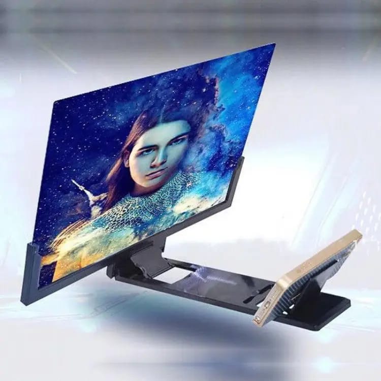 Smartphone magnifier for screen