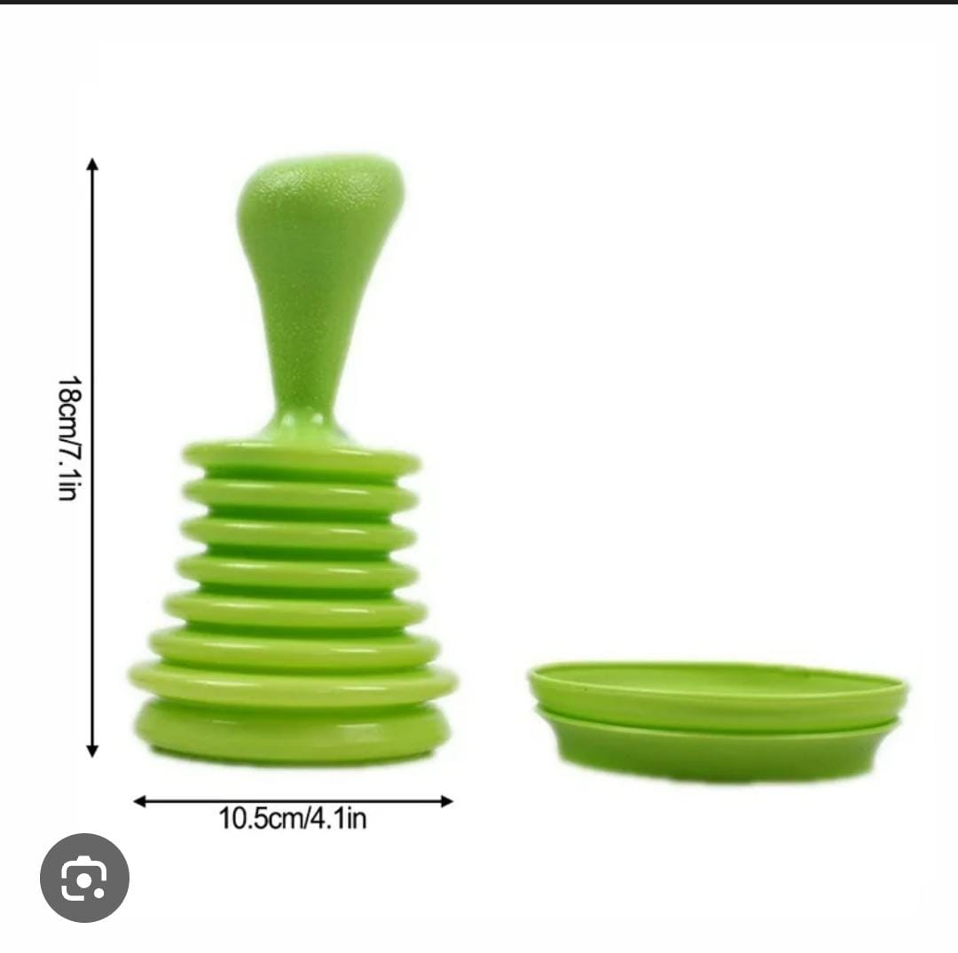 silicone sink unblocker pump