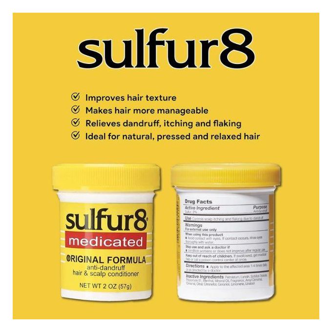 sulphur8 Original Formula Anti-Dandruff Hair& Scalp Conditioner Sulphur 8
