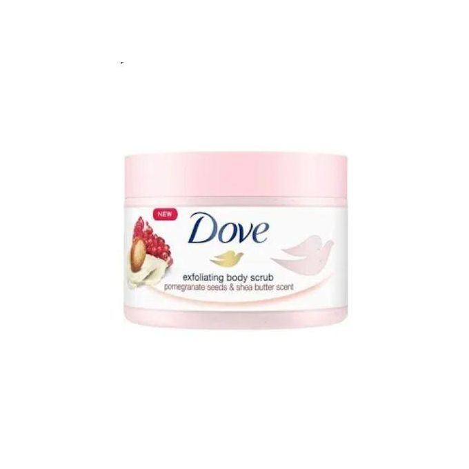 Dove Exfoliating Body Scrub – Gently Polishes & Nourishes Skin With Natural Exfoliants And Moisturizing Cream, Smooths Rough, Dry Skin
