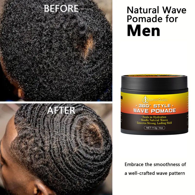 360 style pomade wave