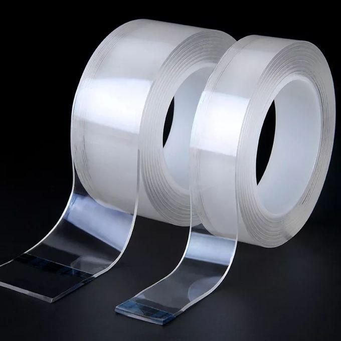 Double sided tape nano tape Clear sticky tape self adhesive heavy duty acrylic nano tape reusable double sided nano tape removable sticky strip trackless waterproof traceless washable double sided tap