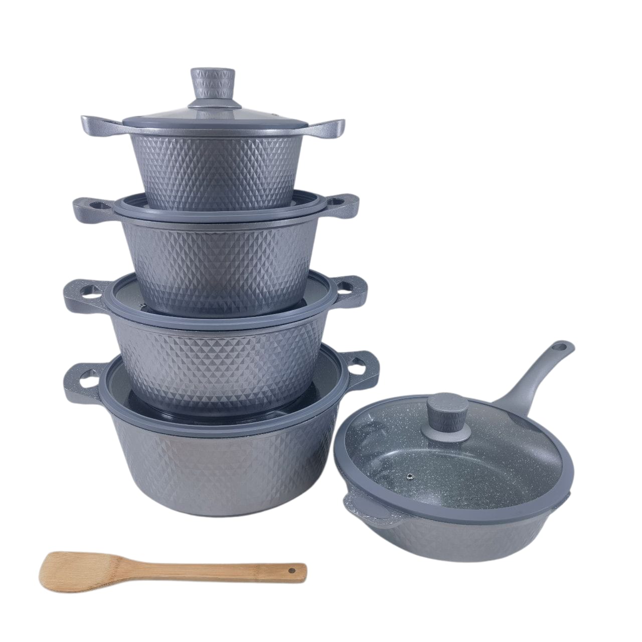 Bosch 10pcs Heavy Duty German Life Non Stick Cookware Set Pots and Pans