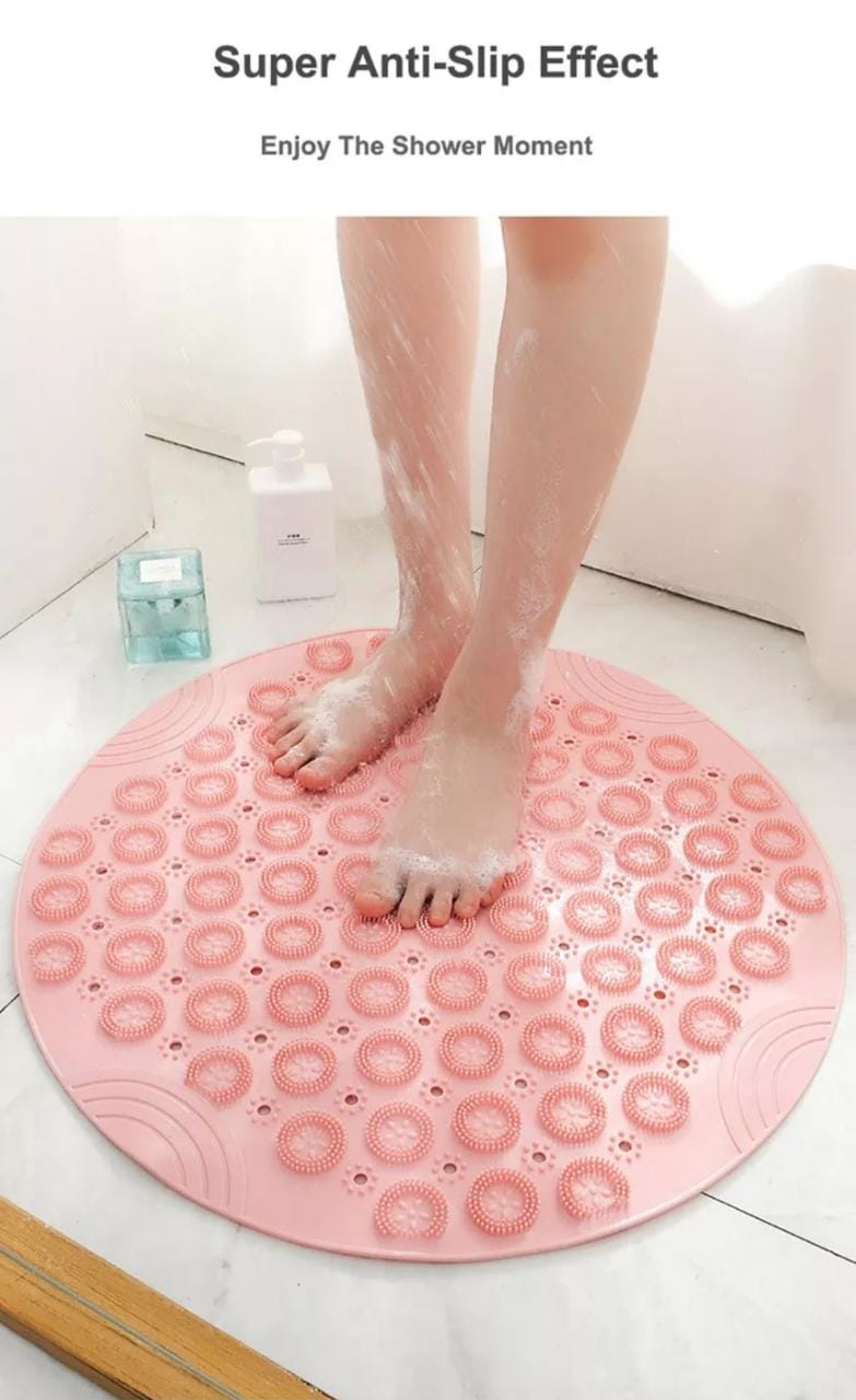 Round Anti-slip Bathroom Mat Antislip Non Slip Safety Mat
