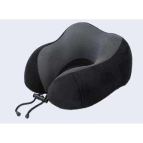 U Shaped Memory Foam Neck Pillows Soft Travel Pillow Massage Neck Pillow Sleeping Airplane Pillow Cervical Healthcare Bedding Black normal