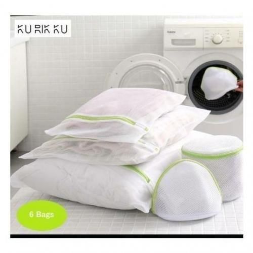 6 Pcs Washing Machine Protective Mesh Laundry Bags Set - For a better orer organized cleaningag