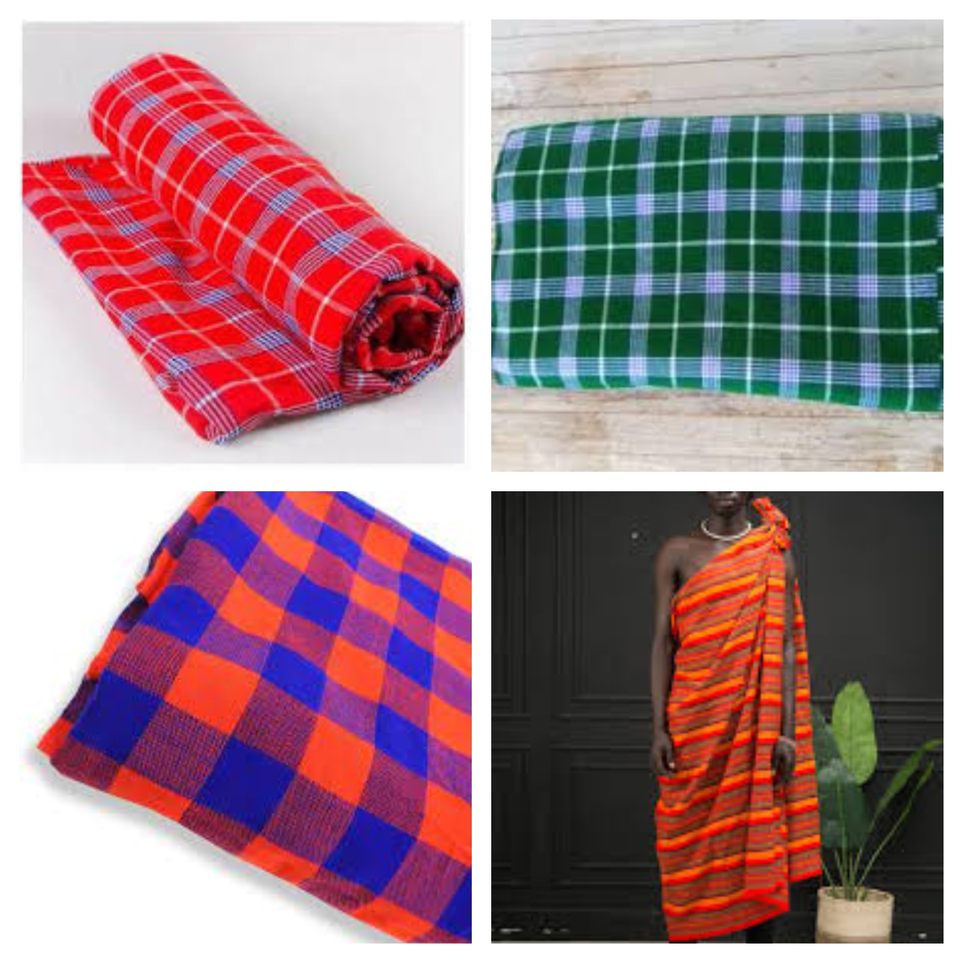 5x6 Maasai shuka throw Big Size -150x200cm