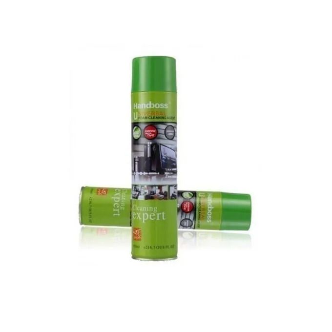 Universal Foam Cleaning Agent -- -Cleaning Agent contains a natural surface active agent with fast penetration and cleaning property for powerful dirt removing performance