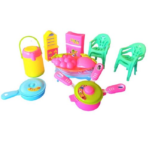 Kids Kitchen Cooking Play Toy Set - Toys pretend cooking playset encourages your children to use their imagination and creativity