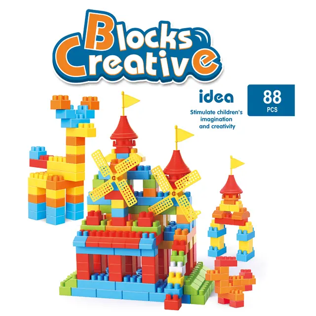 88pcs Building Blocks Toy Smart Stick Kids | Bright, vibrant colors makes this toy Best fit for your baby