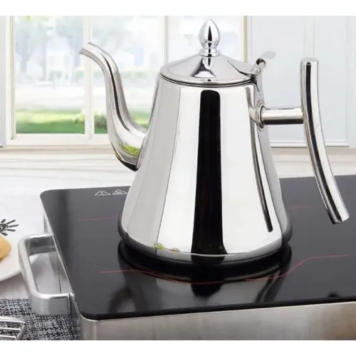2L Stovetop Tea Coffee Kettle With Infuser Filter -  built-in filter design can be directly put into the tea for easy brewing