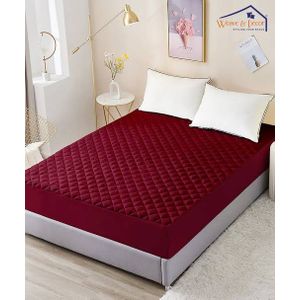 Waterproof Matress Protector and Cover Quilted Waterproof Mattress Cover Protectors Dustproof Mattress Protectors 1Pc