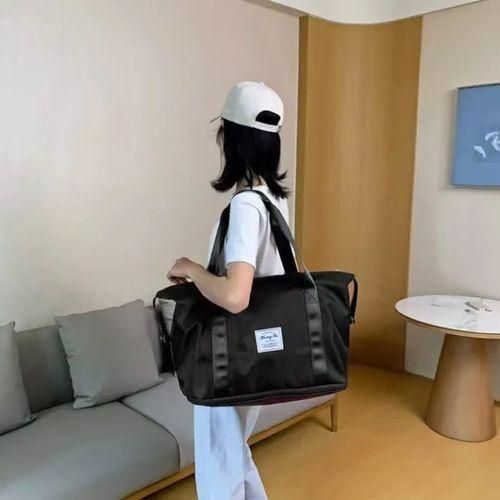Large-Capacity Waterproof Foldable Expandable Travel Bag| Expandable Duffle Bag, Folding Travel Bag
