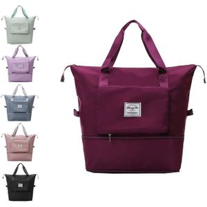 Large-Capacity Waterproof Foldable Expandable Travel Bag| Expandable Duffle Bag, Folding Travel Bag