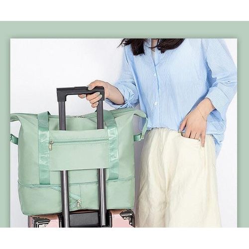 Large-Capacity Waterproof Foldable Expandable Travel Bag| Expandable Duffle Bag, Folding Travel Bag