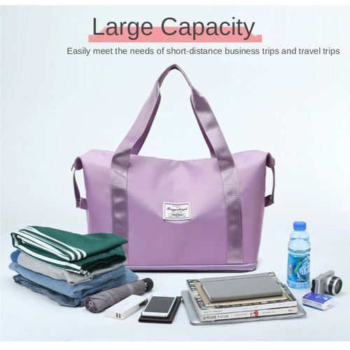 Large-Capacity Waterproof Foldable Expandable Travel Bag| Expandable Duffle Bag, Folding Travel Bag