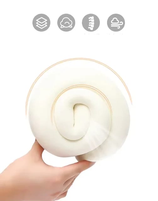 U Shaped Memory Foam Neck Pillows Soft Travel Pillow Massage Neck Pillow Sleeping Airplane Pillow Cervical Healthcare Bedding Black normal