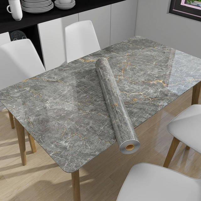 Self Adhesive Marble Contact Paper- White 60x 200cm | high quality and realistic marble effects.