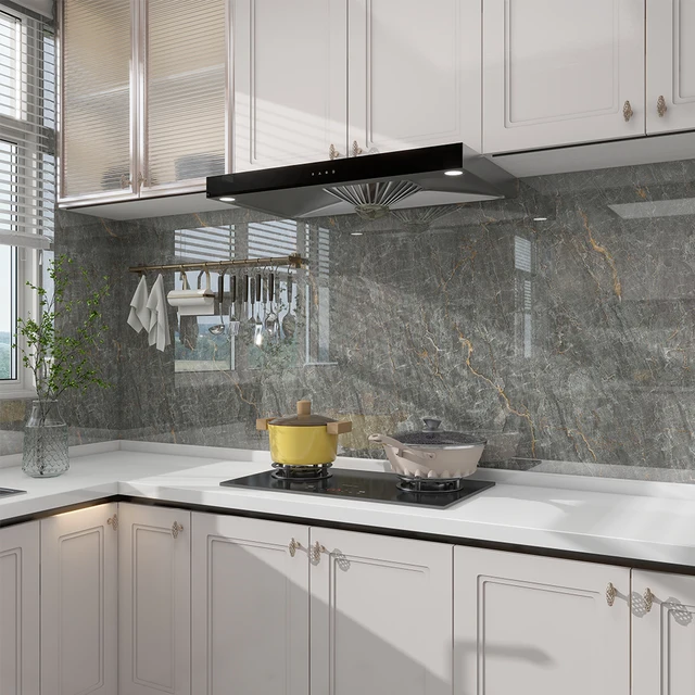 Self Adhesive Marble Contact Paper- White 60x 200cm | high quality and realistic marble effects.