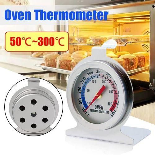 Oven Thermometer Stainless Steel Grill Thermometer Large Dial Kitchen Cooking Tools BBQ Baking