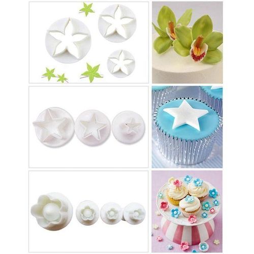 33 Pcs cake Flower Plunger Cutters Fondant Cake Decorating Tools Sugarcraft Baking Cookies Mold