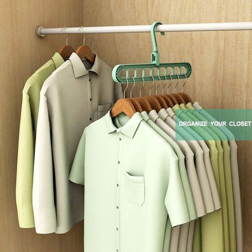 Multiport hanger with 9 ports hooks  (1,2 or ,3 Pcs)  - Keep your Home Oraganized and Elegant