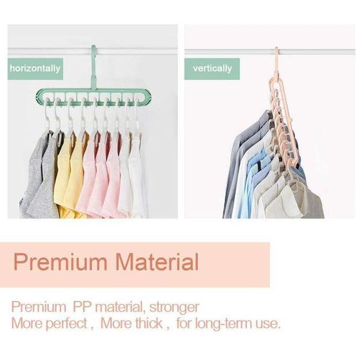 Multiport hanger with 9 ports hooks  (1,2 or ,3 Pcs)  - Keep your Home Oraganized and Elegant