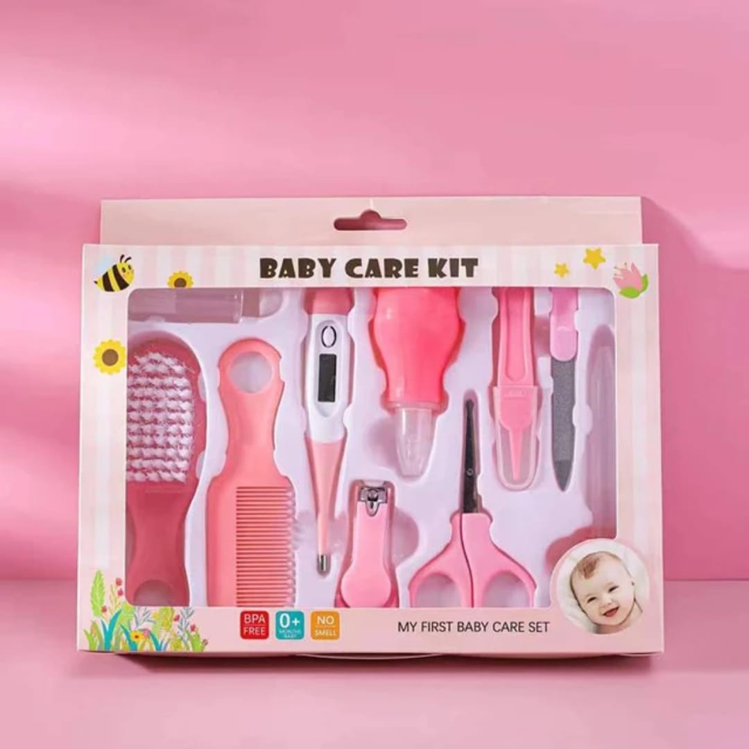 10pcs -baby care grooming set-| The baby grooming set is packed with all items needed to help keep your baby well groomed and its convenient for travel