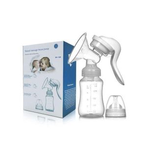 Manual Breast Pump, Adjustable Suction Silicone Hand Pump for Breastfeeding Mom Portable Manual Breast Milk Catcher Baby Feeding Pumps
