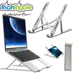 Laptop Holder Riser Computer Stand, Adjustable Aluminum Foldable Portable Notebook Stand