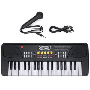 61 Keys Keyboard Kids Electronic Digital Piano + Microphone | Keyboards Introductory Music Educational Toys Musical Instruments Simulated Piano